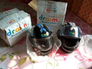 droom helmet offer proof