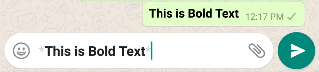 Whatsapp Text Formatting Tutorial