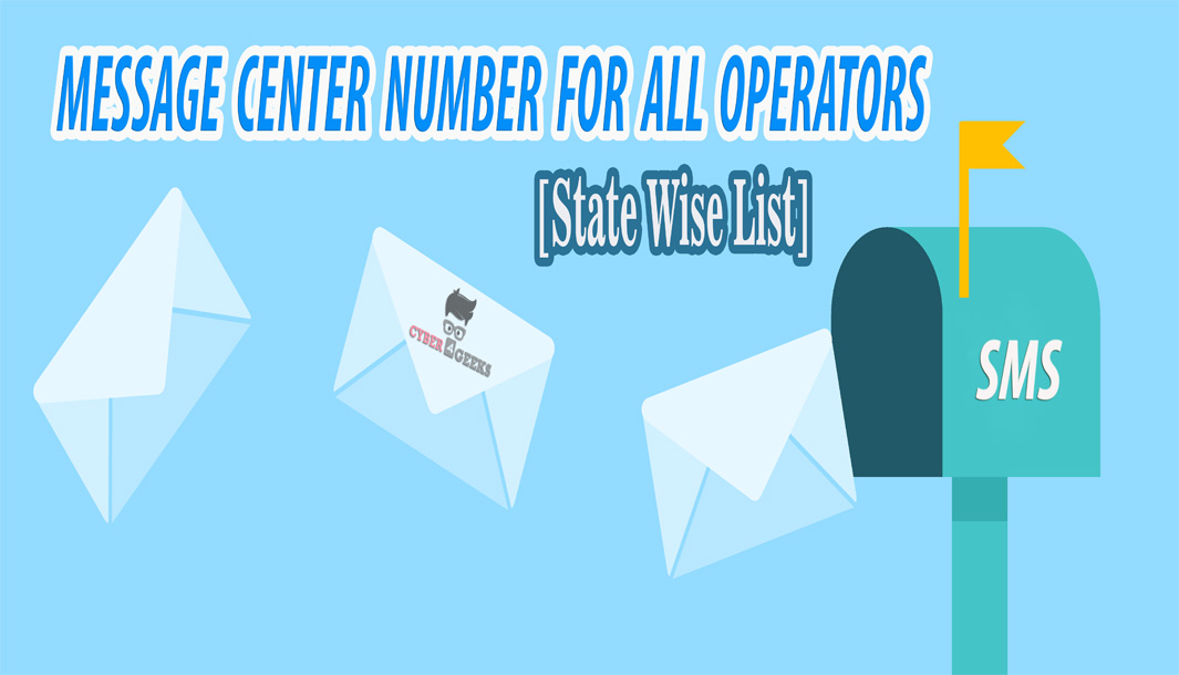 Message Center Number All operators State wise list