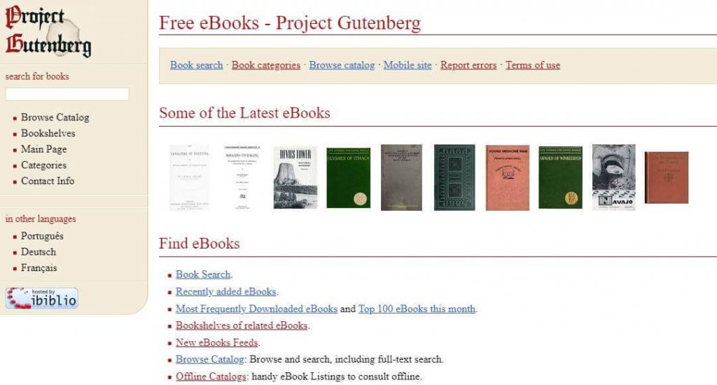 Gutenberg- 59,000 free eBooks