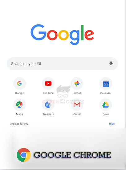 Google Chrome Mobile browser